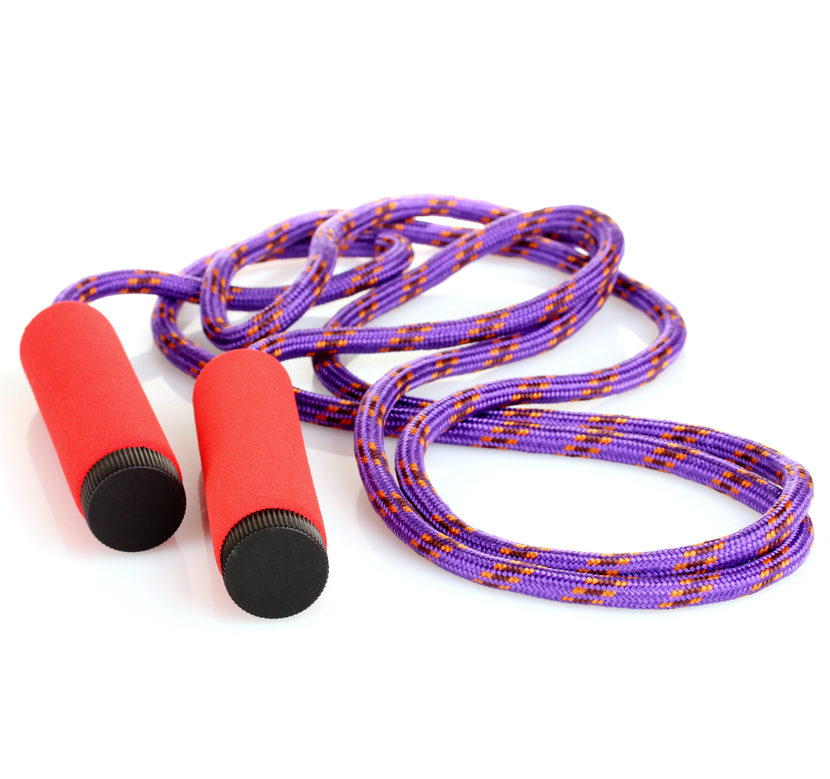Picture of Purple Jump Rope with Red Handles