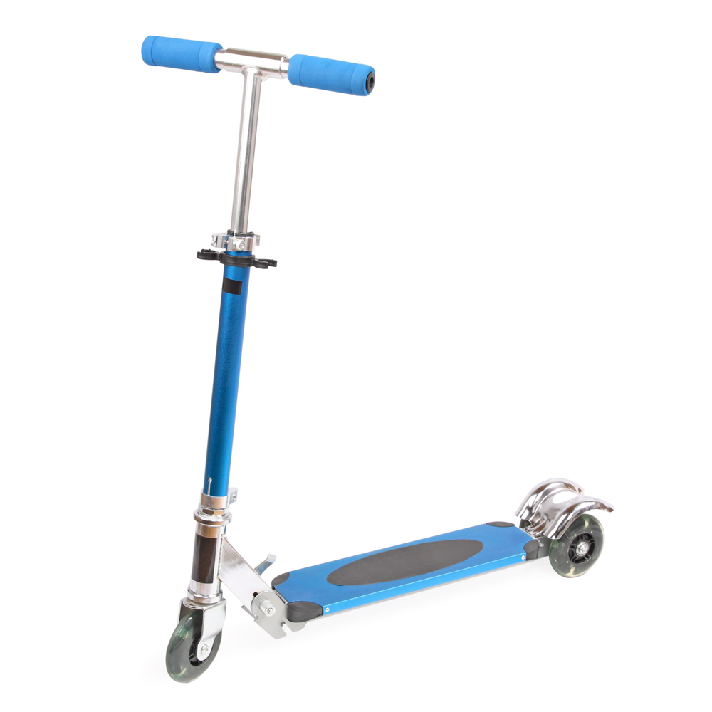 Picture of Foldable Blue Kids Kick Scooter