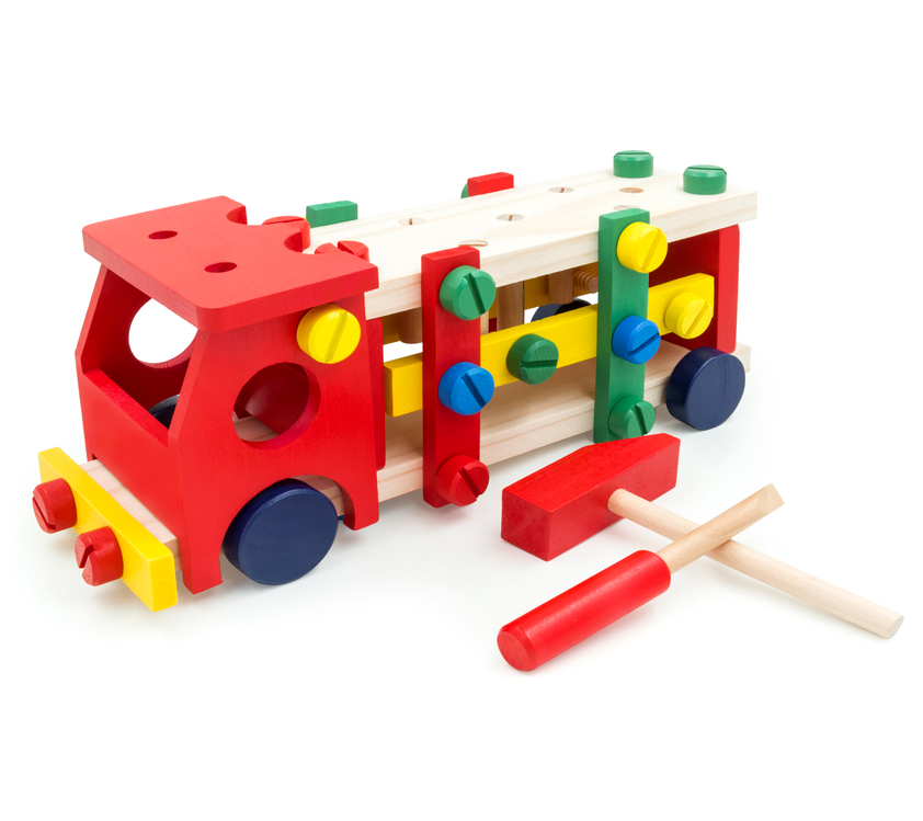 Picture of Wooden Take-Apart Truck Toy
